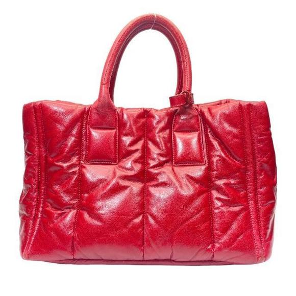 Prada Bag Shoulder 2way Red Lambskin - Picture 1 of 10